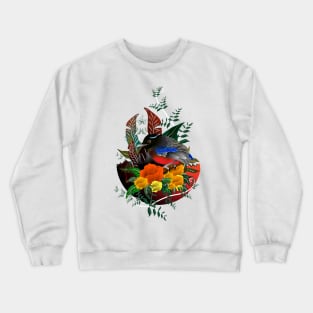 bird in his own paradise Crewneck Sweatshirt